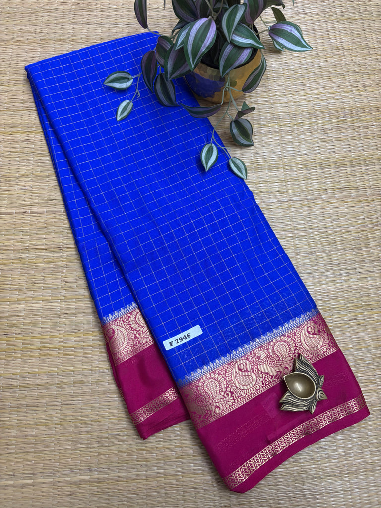 Semi Crepe Sarees # F7946