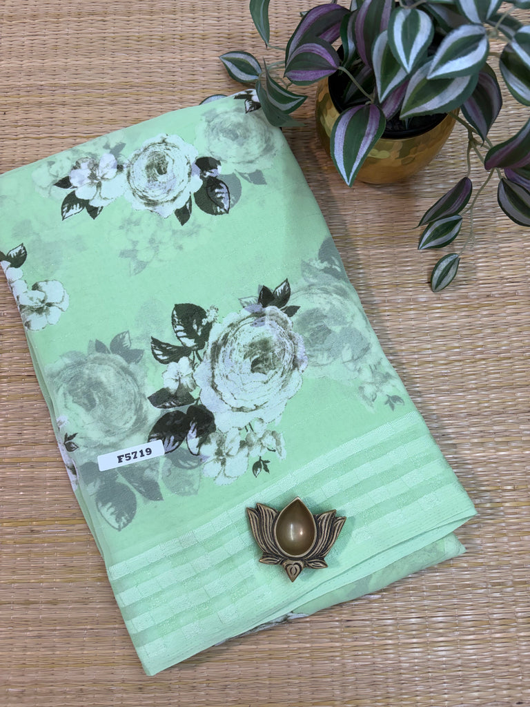 Chiffon Sarees #F5719