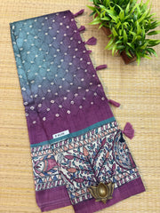 Pure Printed Silk Saree #F8135