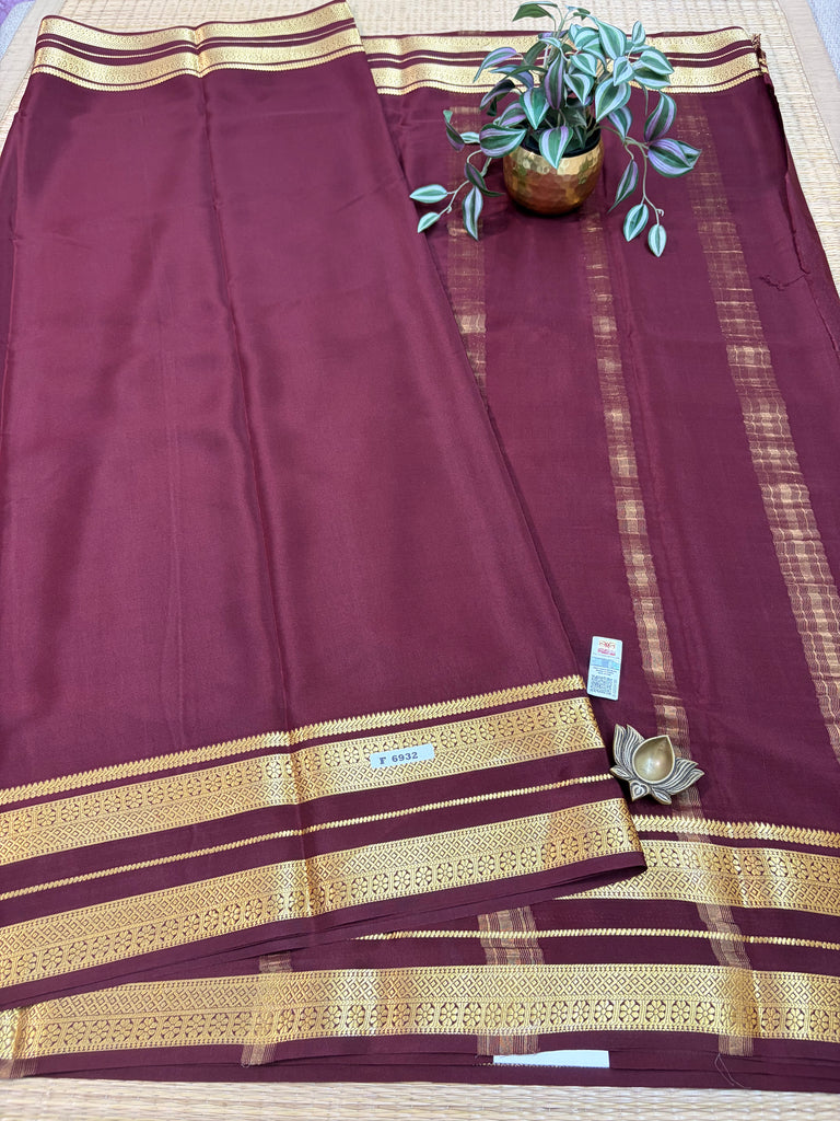 Pure Crepe Silk Saree #F6932