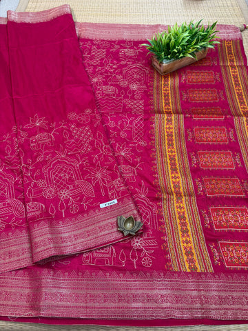 Tussar Silk Sarees #F9409