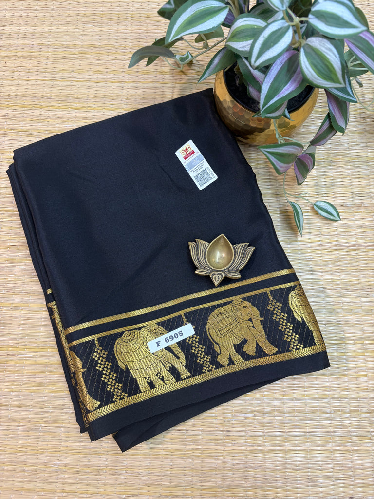 Pure Crepe Silk Saree #F6905