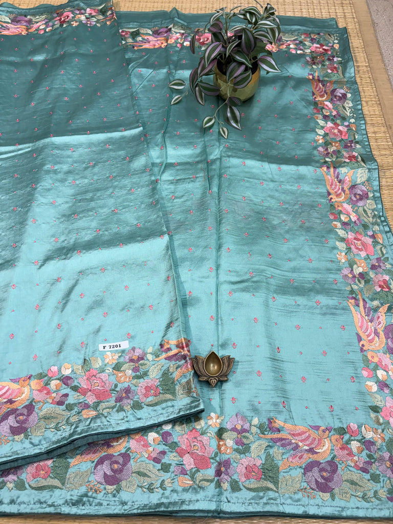 Tussar Silk Sarees #F7201