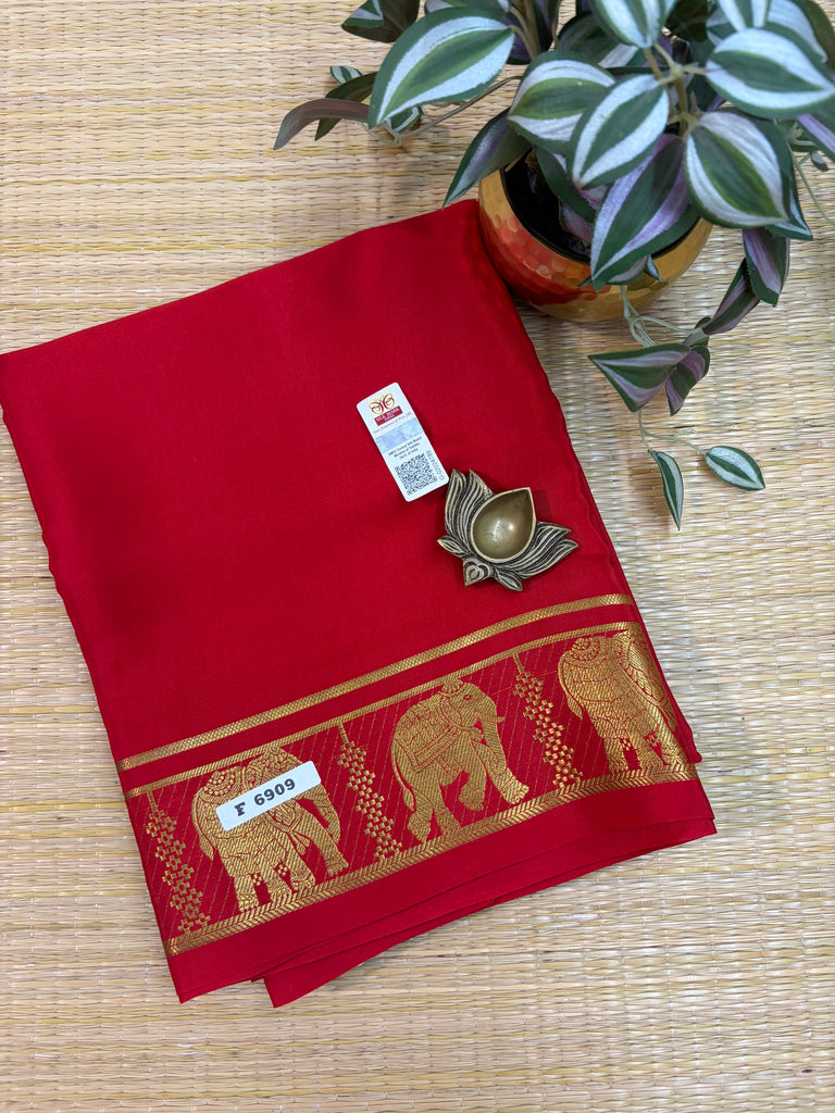 Pure Crepe Silk Saree #F6909