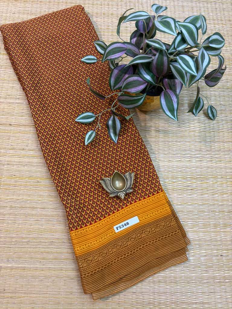 Printed Crepe Silk #F5348