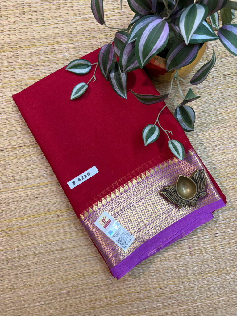 Pure Crepe Silk Saree #F6716
