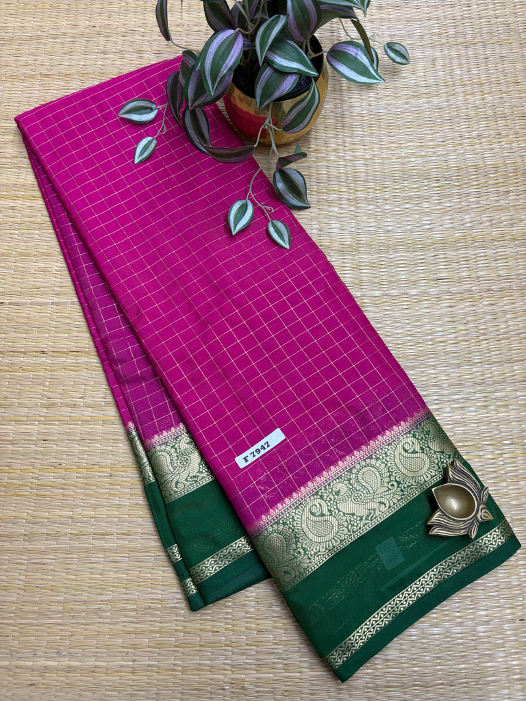 Semi Crepe Sarees # F7947
