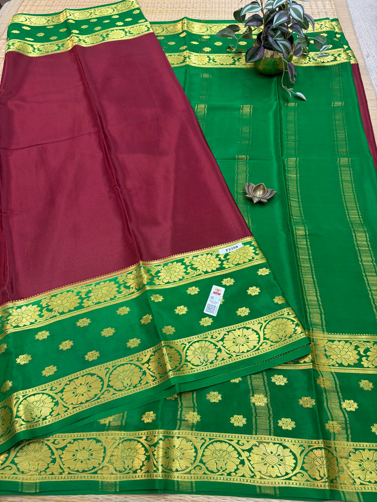 Pure Crepe Silk Saree #F2708