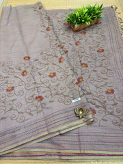 Linen Sarees#G2707