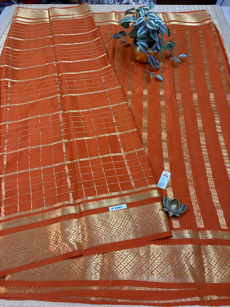 Pure Crepe Silk Saree #F6943