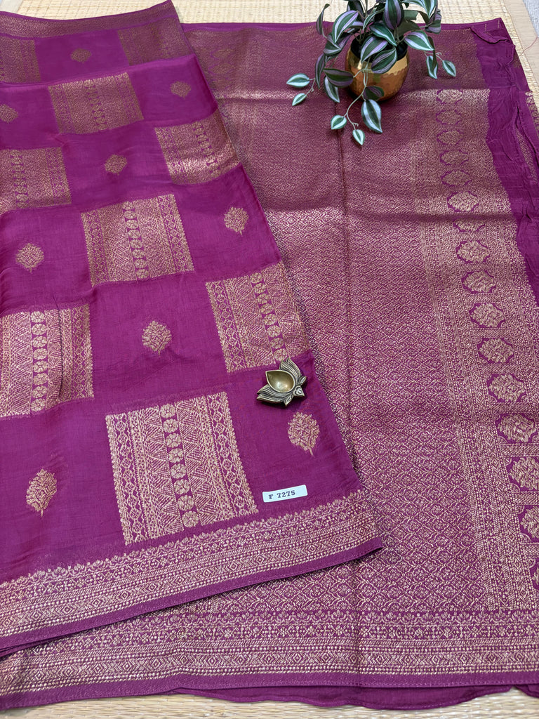 Semi Jute Silk Sarees #F7275