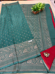 Semi Banarasi Crepe Sarees #G2147