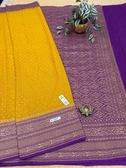 Pure Banaras Georgette Sarees #F7263