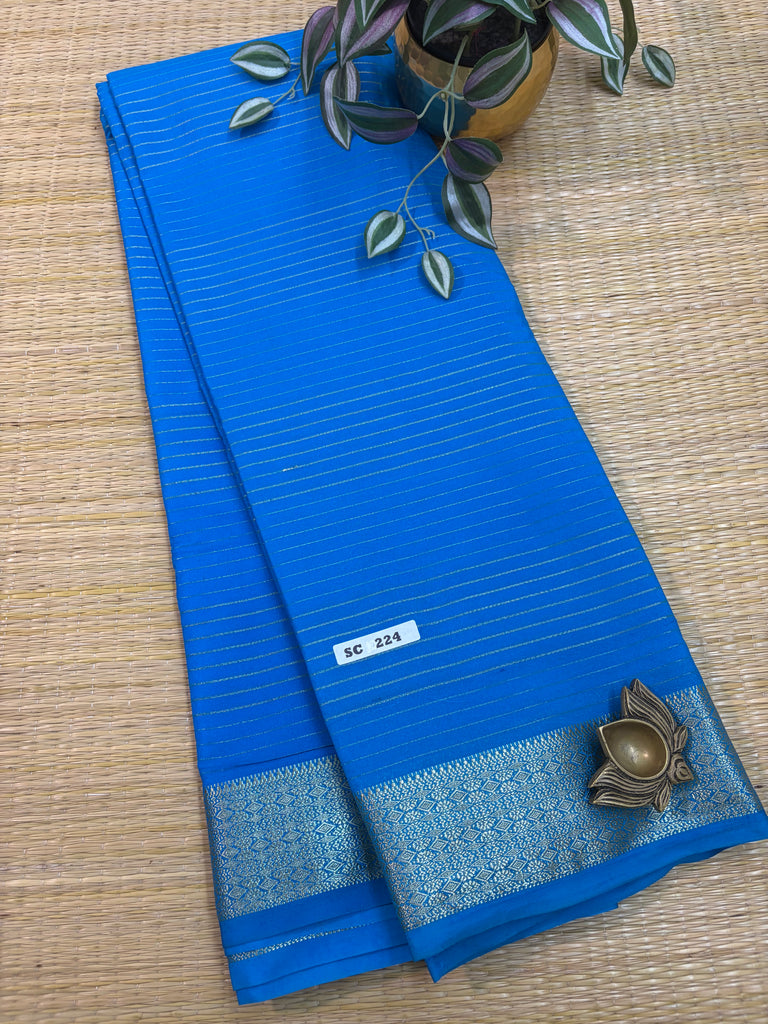 Semi Crepe Sarees #SC224