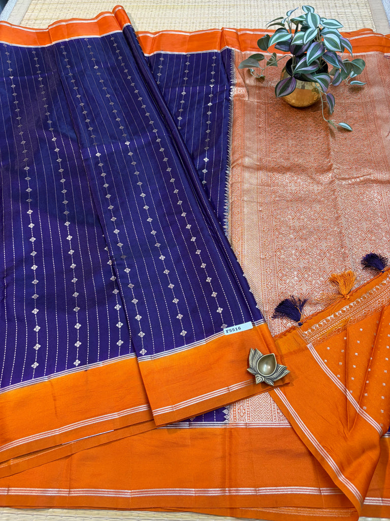 Butter crepe saree #F5516