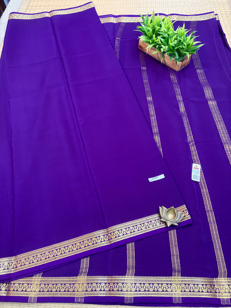 Pure Crepe Silk Saree #G2727