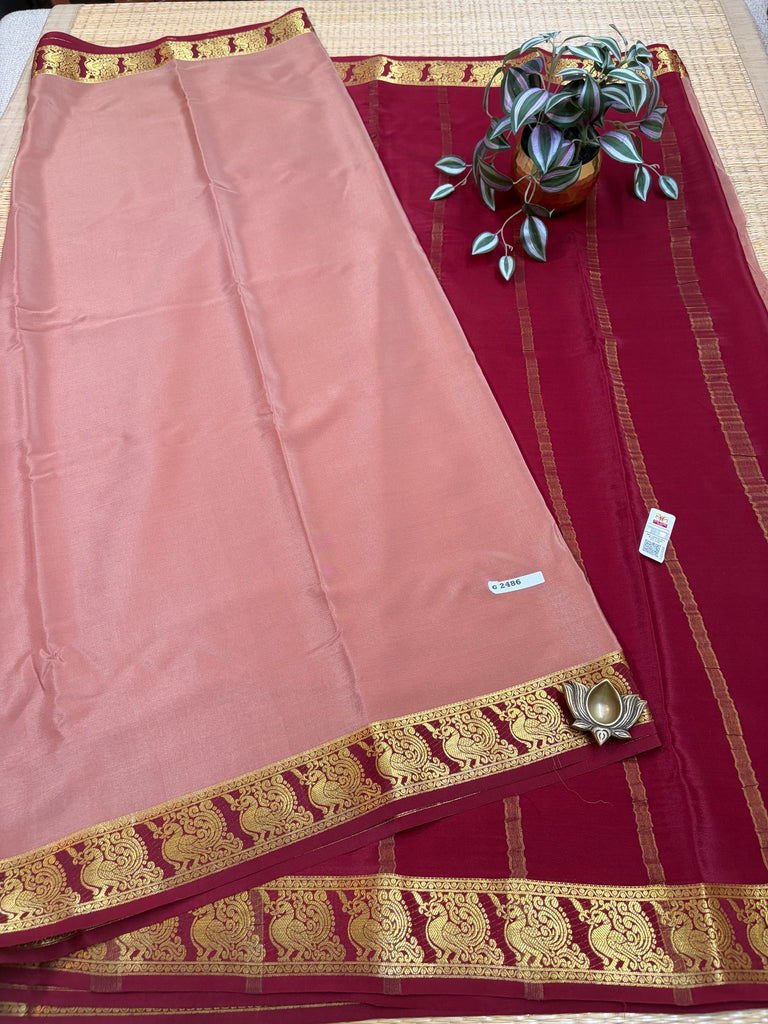Pure Crepe Silk Saree #G2486