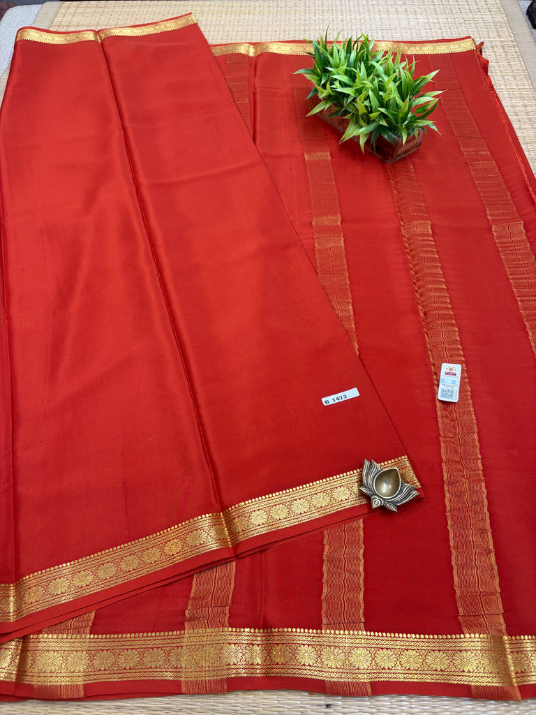Pure Crepe Silk Saree #G1473