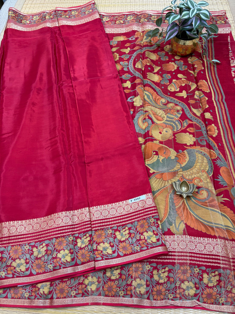 Semi Crepe Sarees #F4597