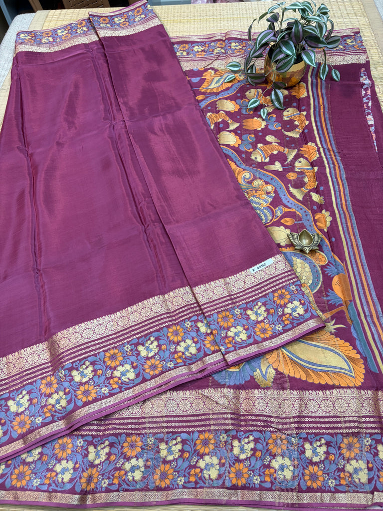 Semi Crepe Sarees #F4592