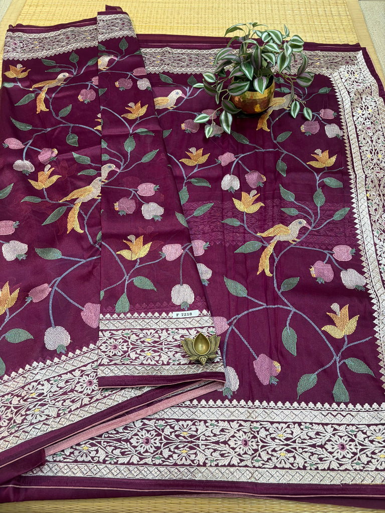 Tissue Banaras Semi Silk #F7218