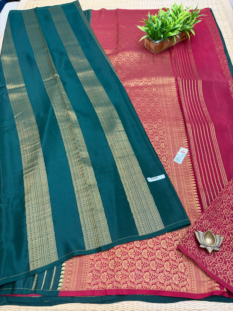 Pure Crepe Silk Saree #G2348