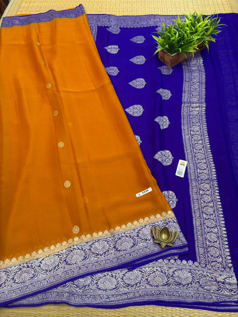 Pure Banaras Georgette Sarees #G2439