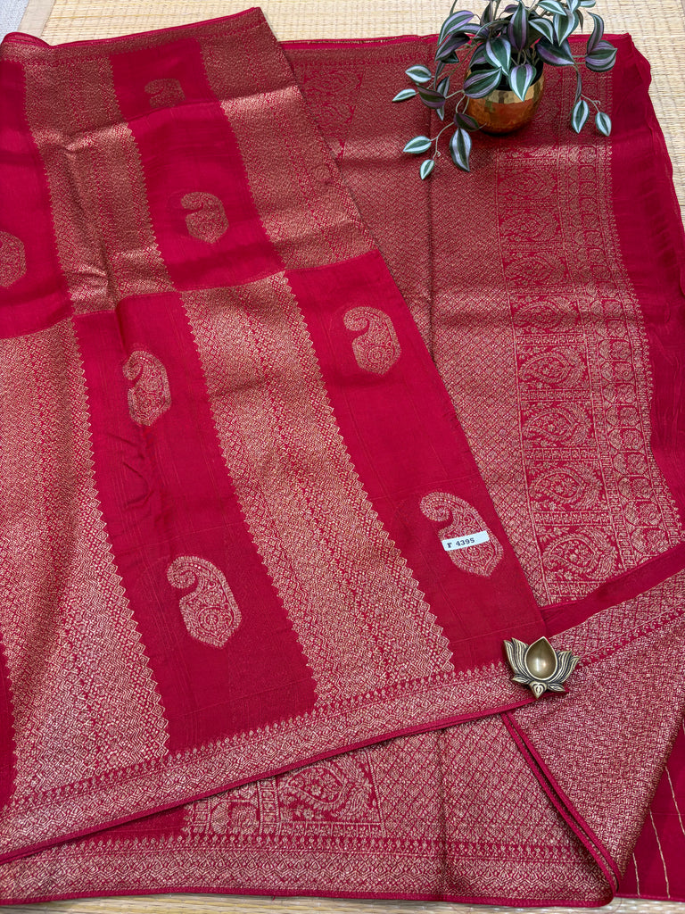 Semi Jute Silk Sarees #F4395