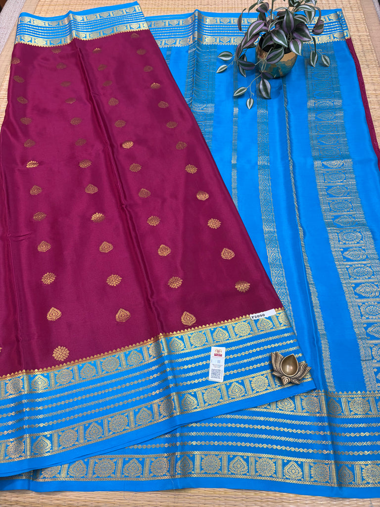 Pure Crepe Silk Saree #F2090