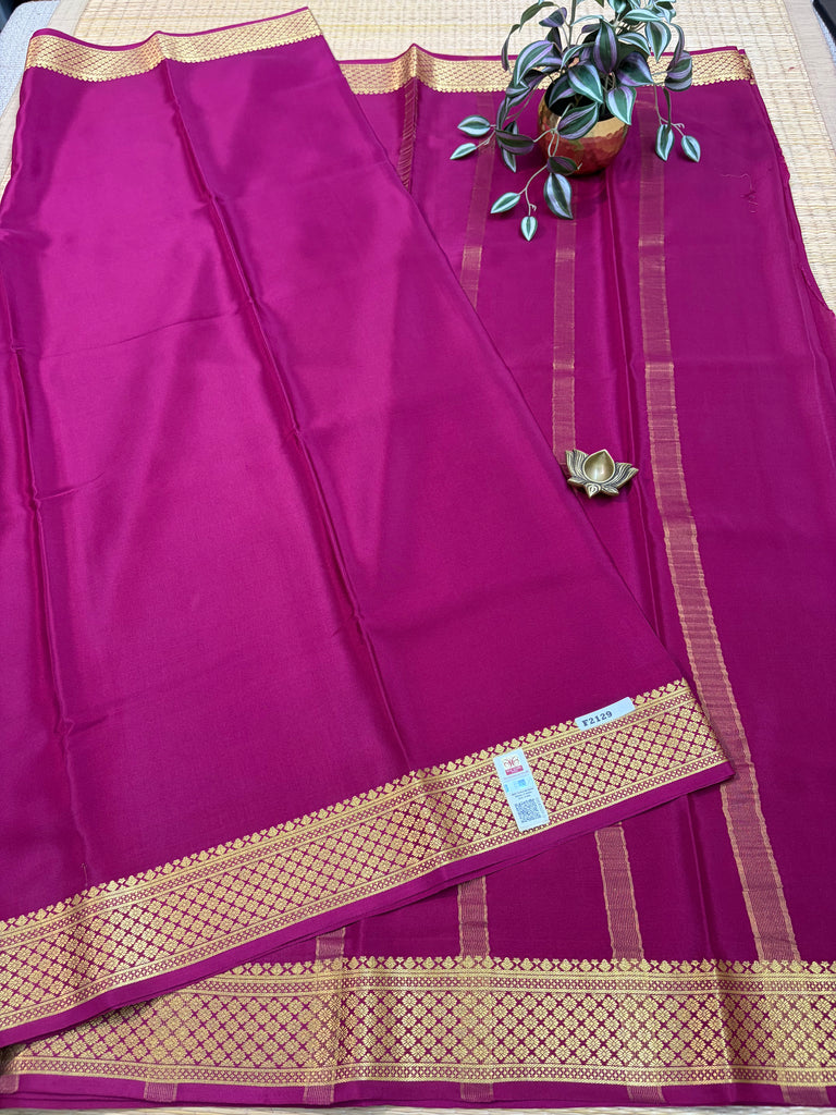 Pure Crepe Silk Saree #F2129