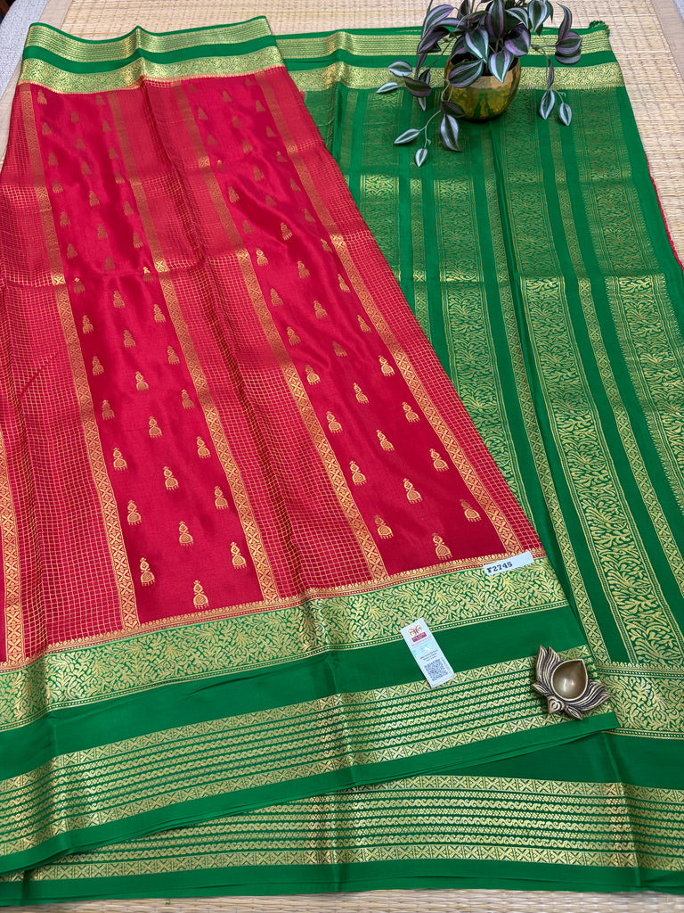 Pure Crepe Silk Saree #F2745