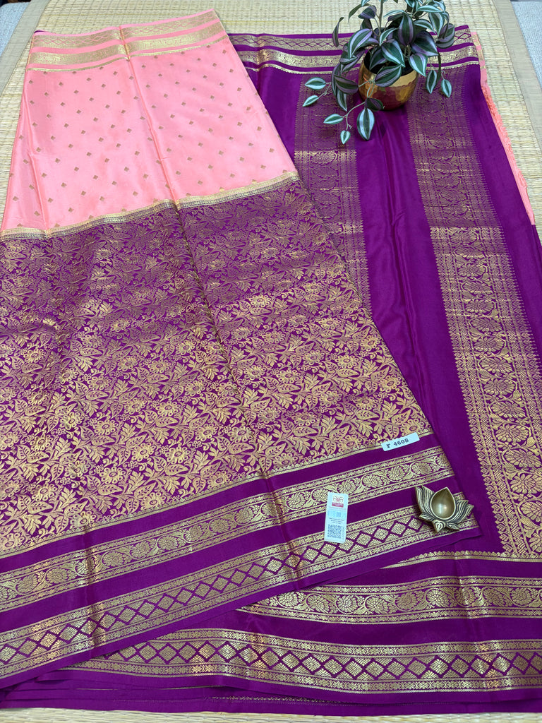 Pure Crepe Silk Saree #F4608