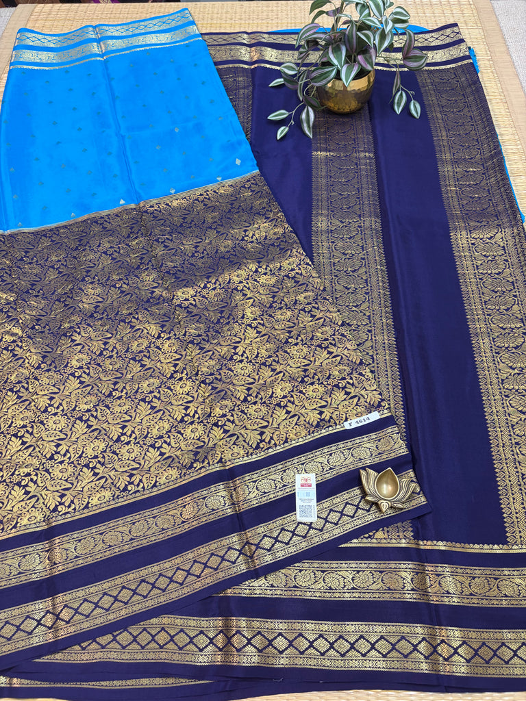 Pure Crepe Silk Saree #F4614