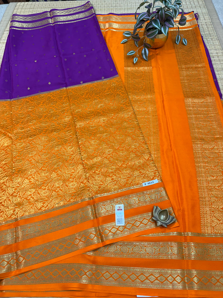 Pure Crepe Silk Saree #F4612