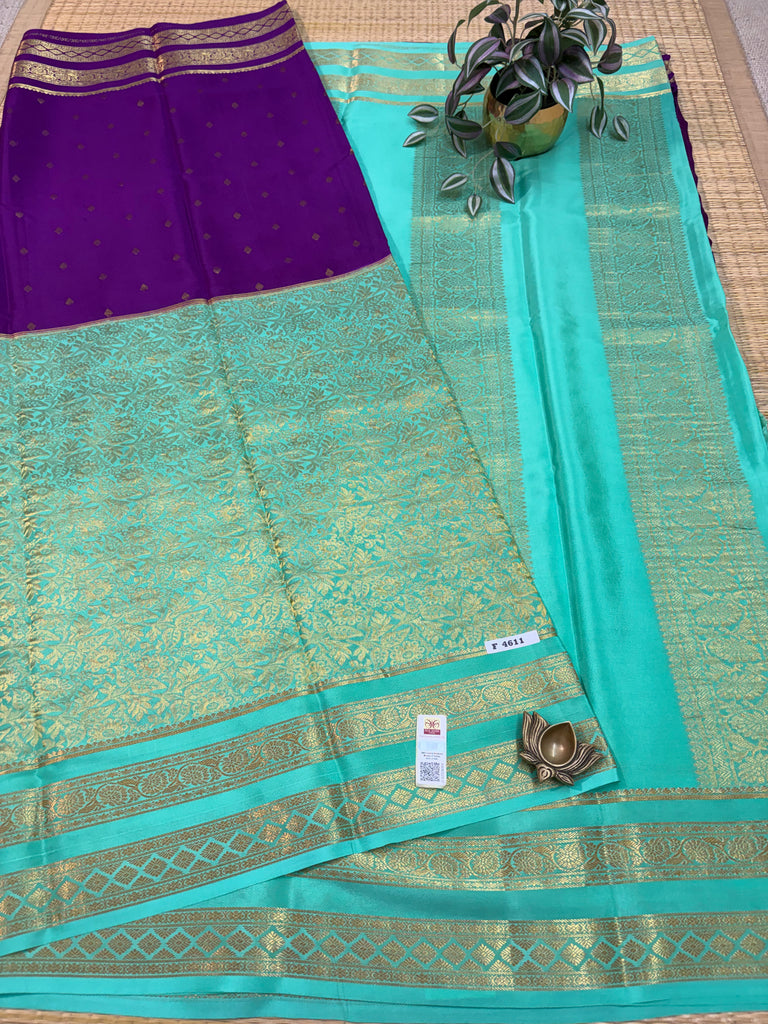 Pure Crepe Silk Saree #F4611