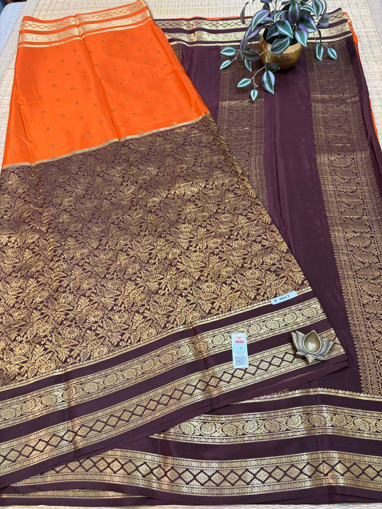 Pure Crepe Silk Saree #F4617