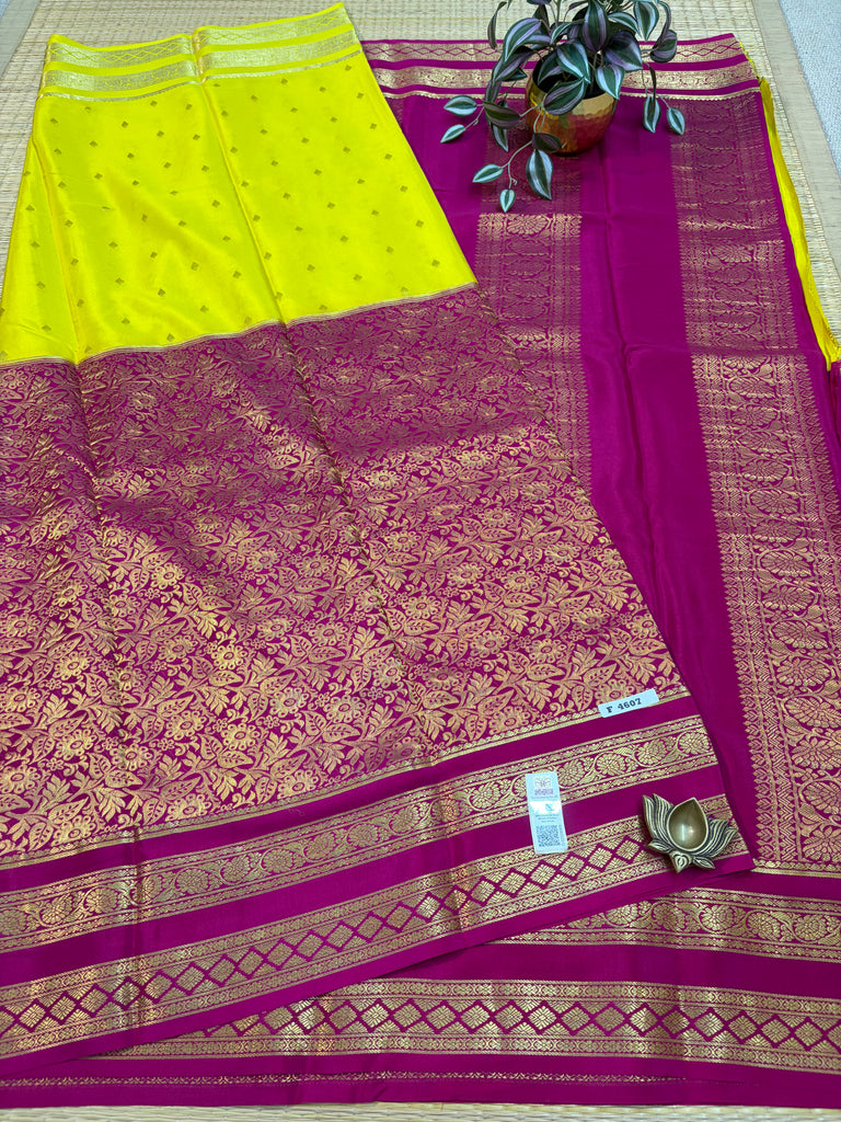 Pure Crepe Silk Saree #F4607