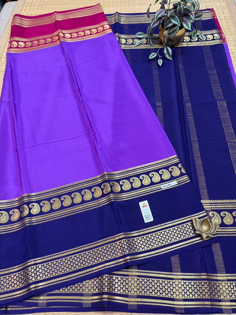 Pure Crepe Silk Saree #F3136