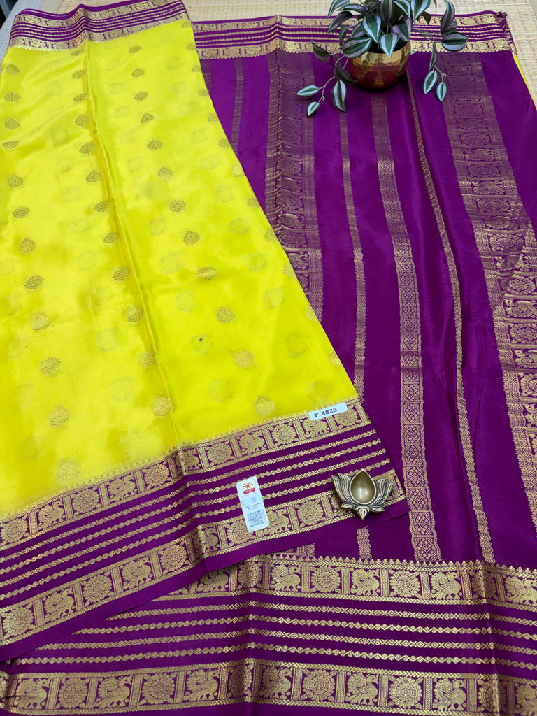 Pure Crepe Silk Saree #F4825