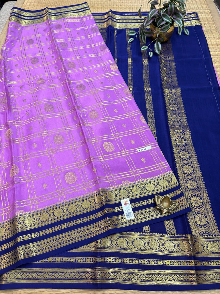 Pure Crepe Silk Saree #F0629