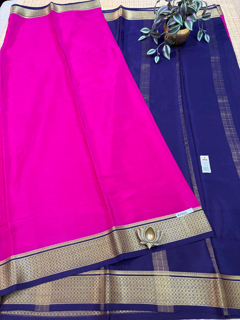 Pure Crepe Silk Saree #E7023