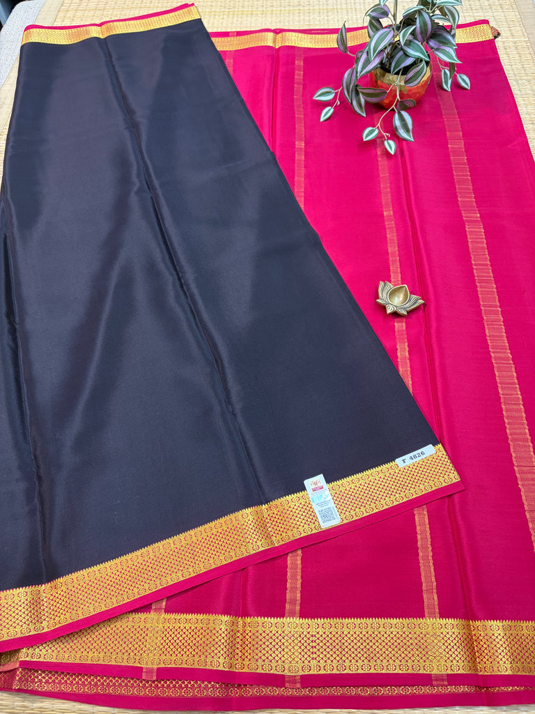 Pure Crepe Silk Saree #F4826