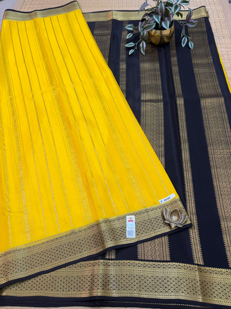 Pure Crepe Silk Saree #F4840
