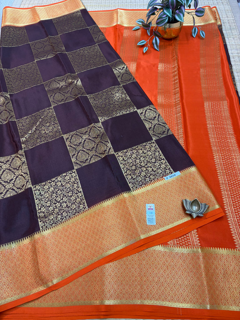 Pure Crepe Silk Saree #F4858