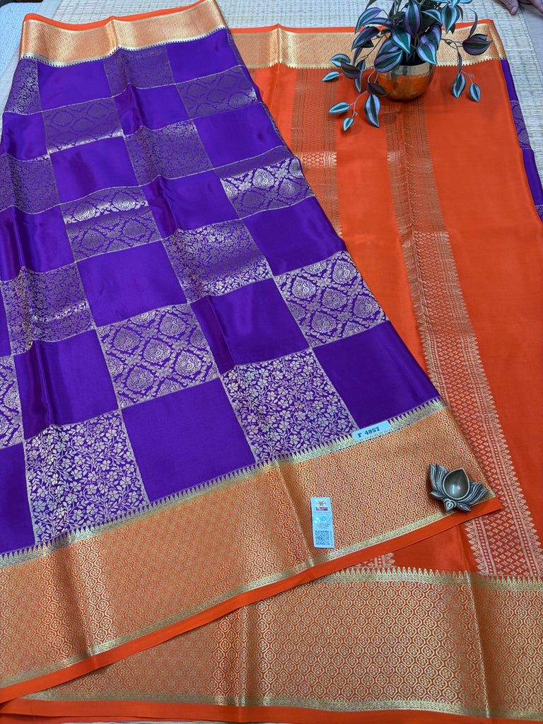 Pure Crepe Silk Saree #F4857