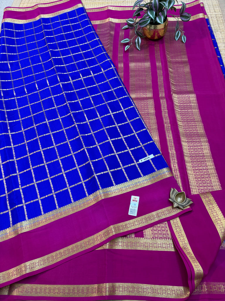 Pure Crepe Silk Saree #F4870