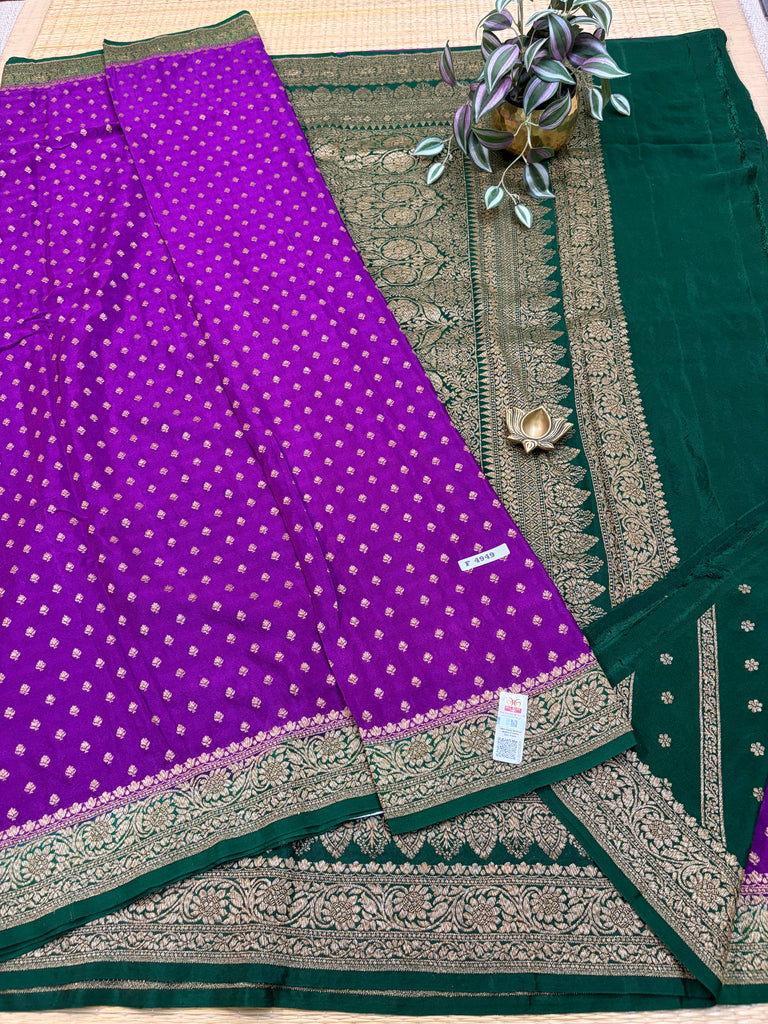 Pure Banaras Crepe  #F4949