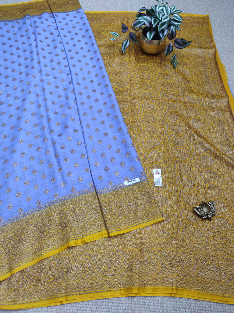Pure Banaras Georgette Sarees #D0429