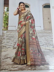 Kota Cotton Saree #D0558