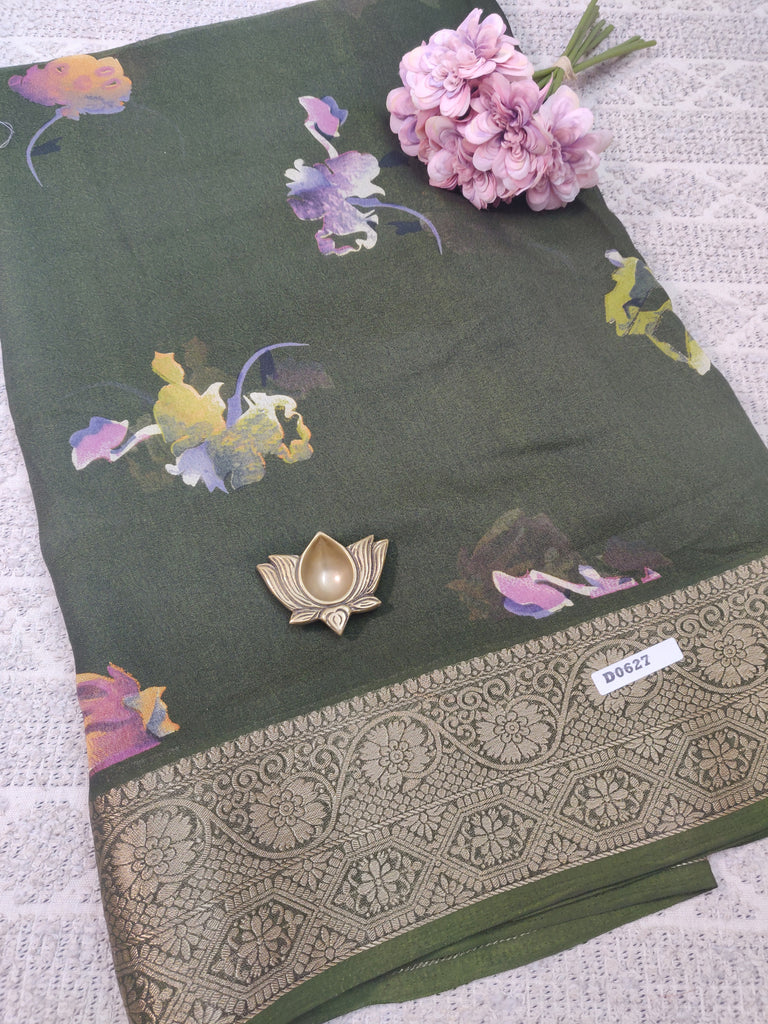 Shimmer Silk Sarees  #D0627